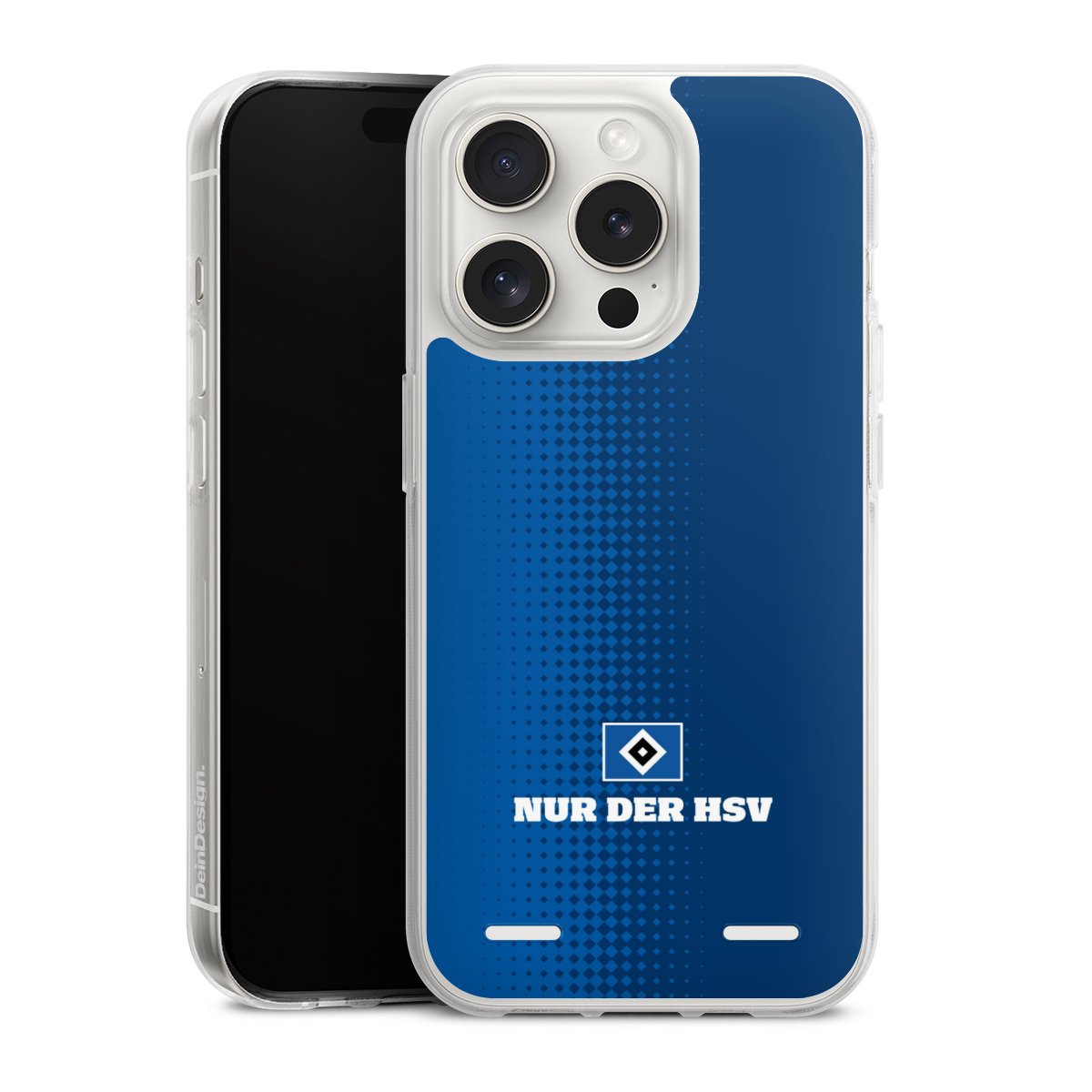 Nur der HSV - Rautenraster Blau