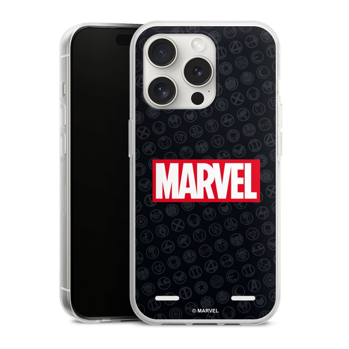 Marvel Logo Black Red 