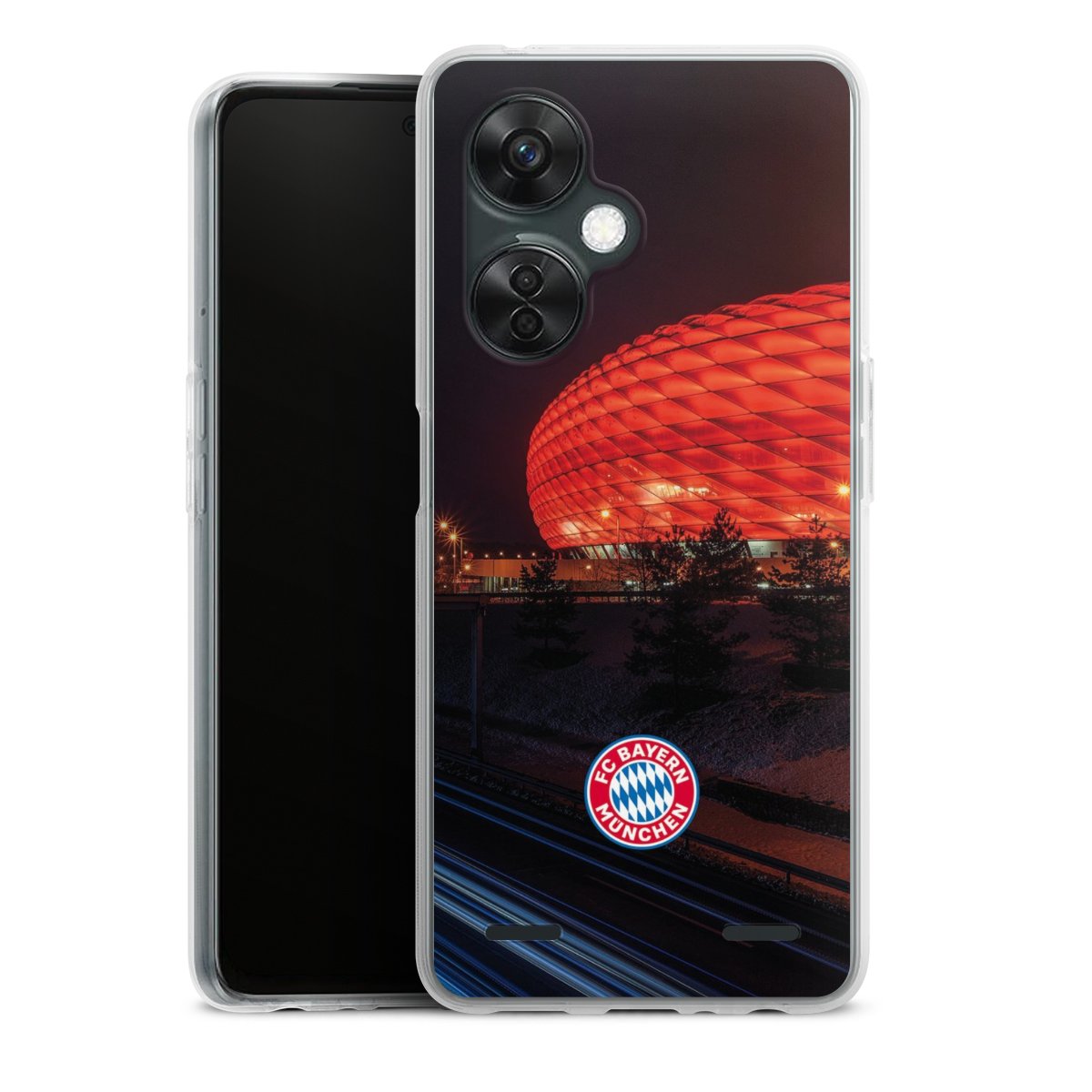 Allianz Arena bei Nacht FCB
