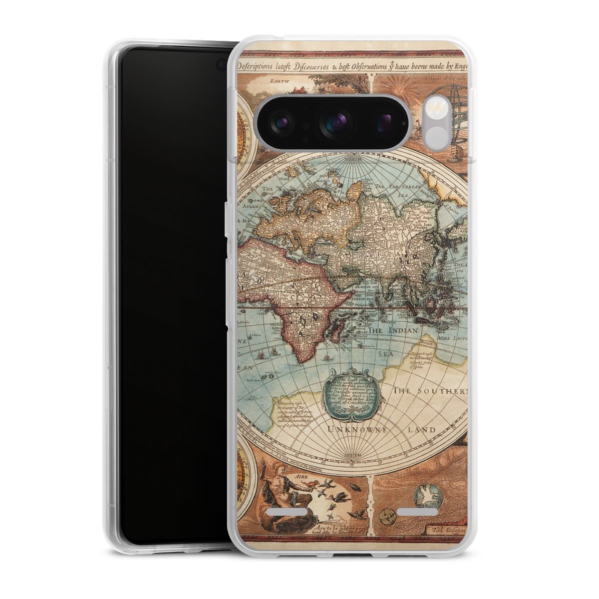 Mappa del mondo vintage