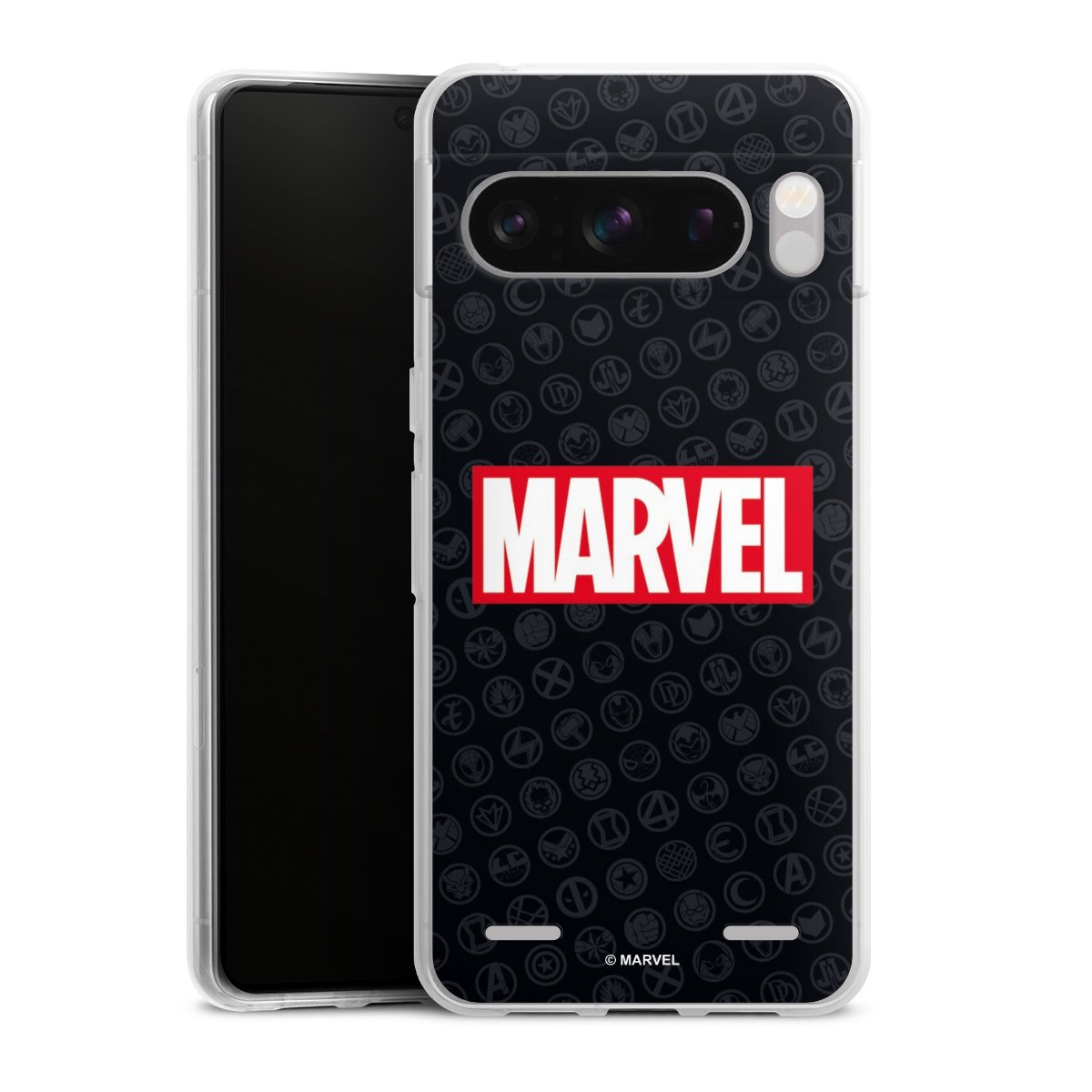 Marvel Logo Black Red 