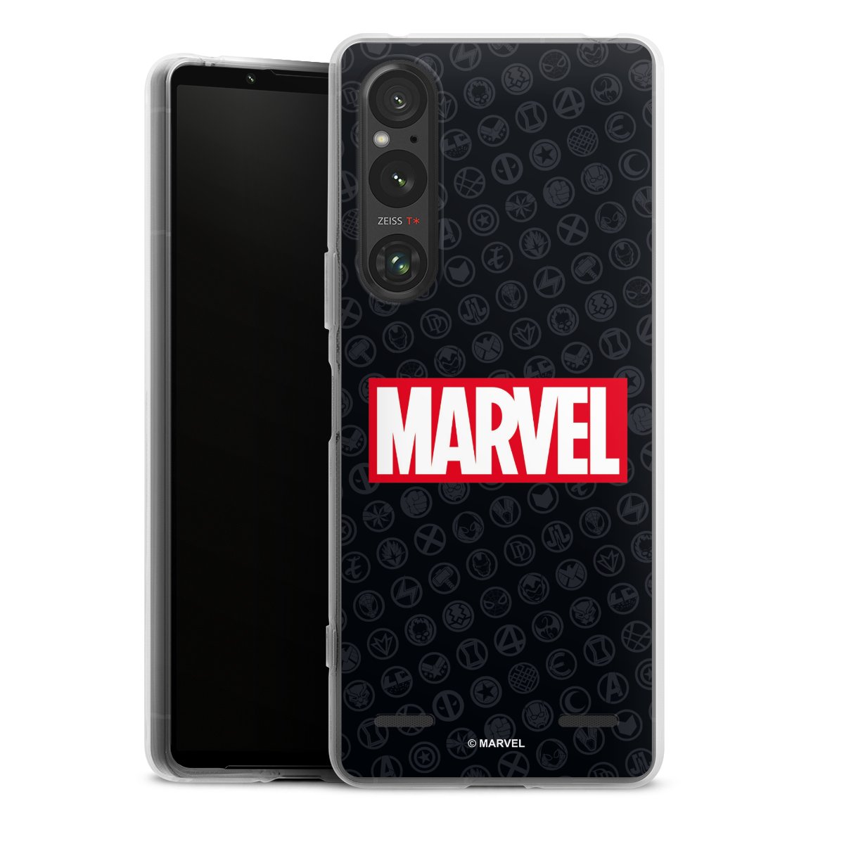 Marvel Logo Black Red 