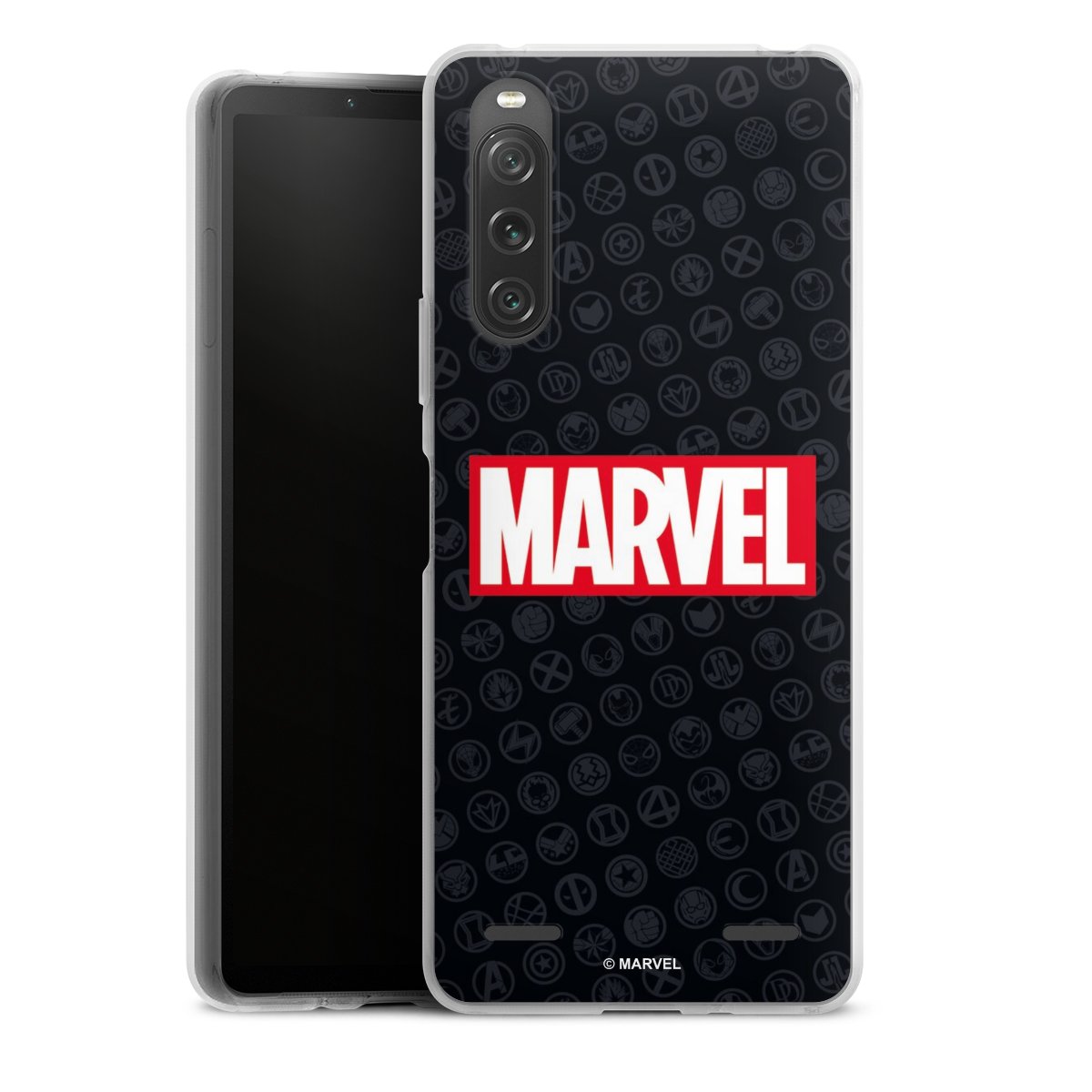 Marvel Logo Black Red 