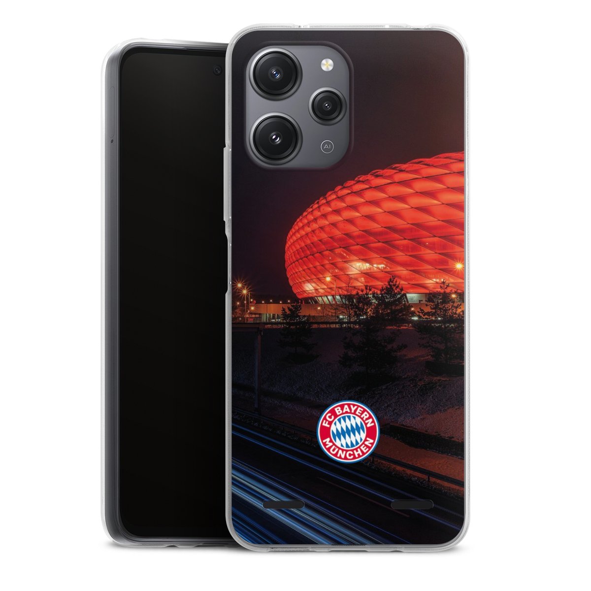 Allianz Arena bei Nacht FCB