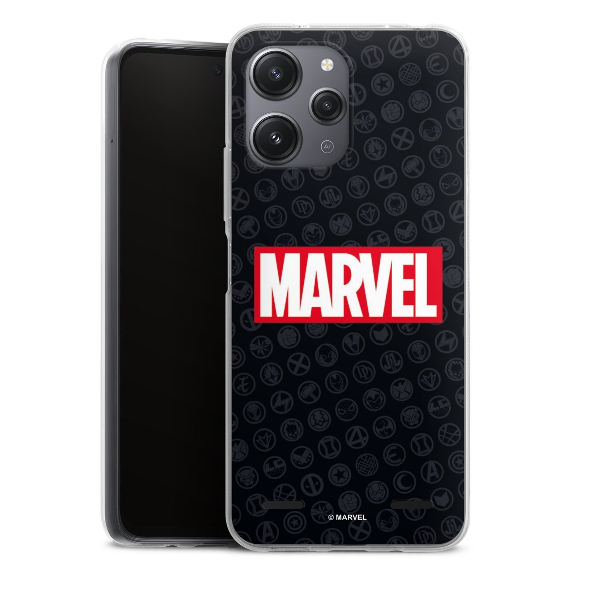 Marvel Logo Black Red 