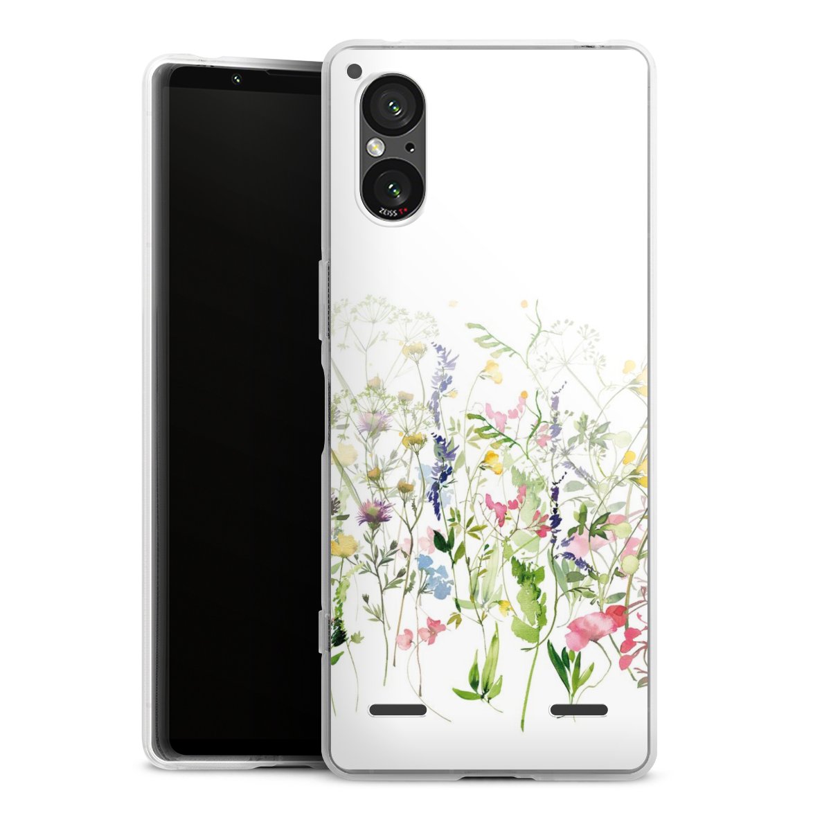 Fleurs de prairie printanières colorées