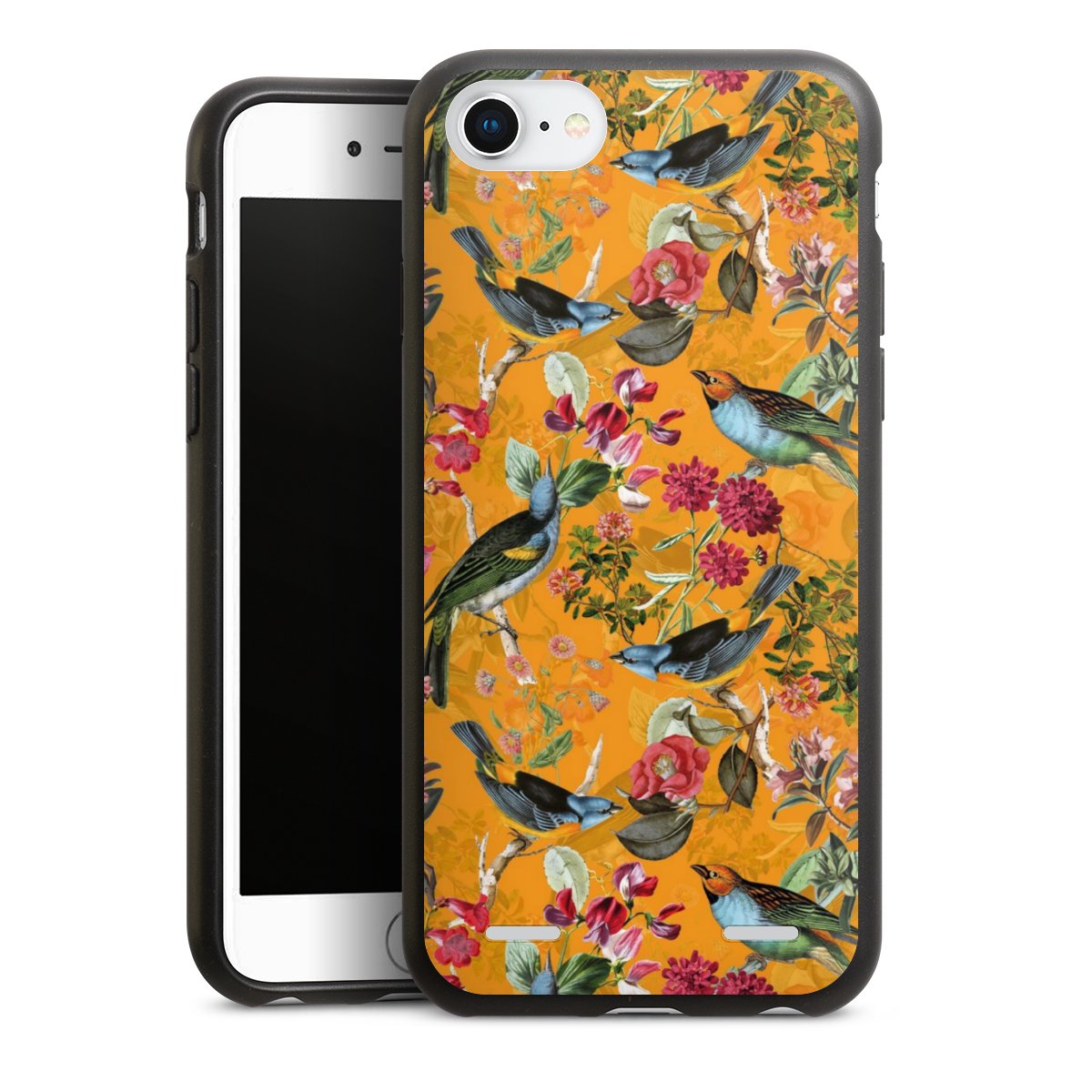 Vogels Bloemen Behang