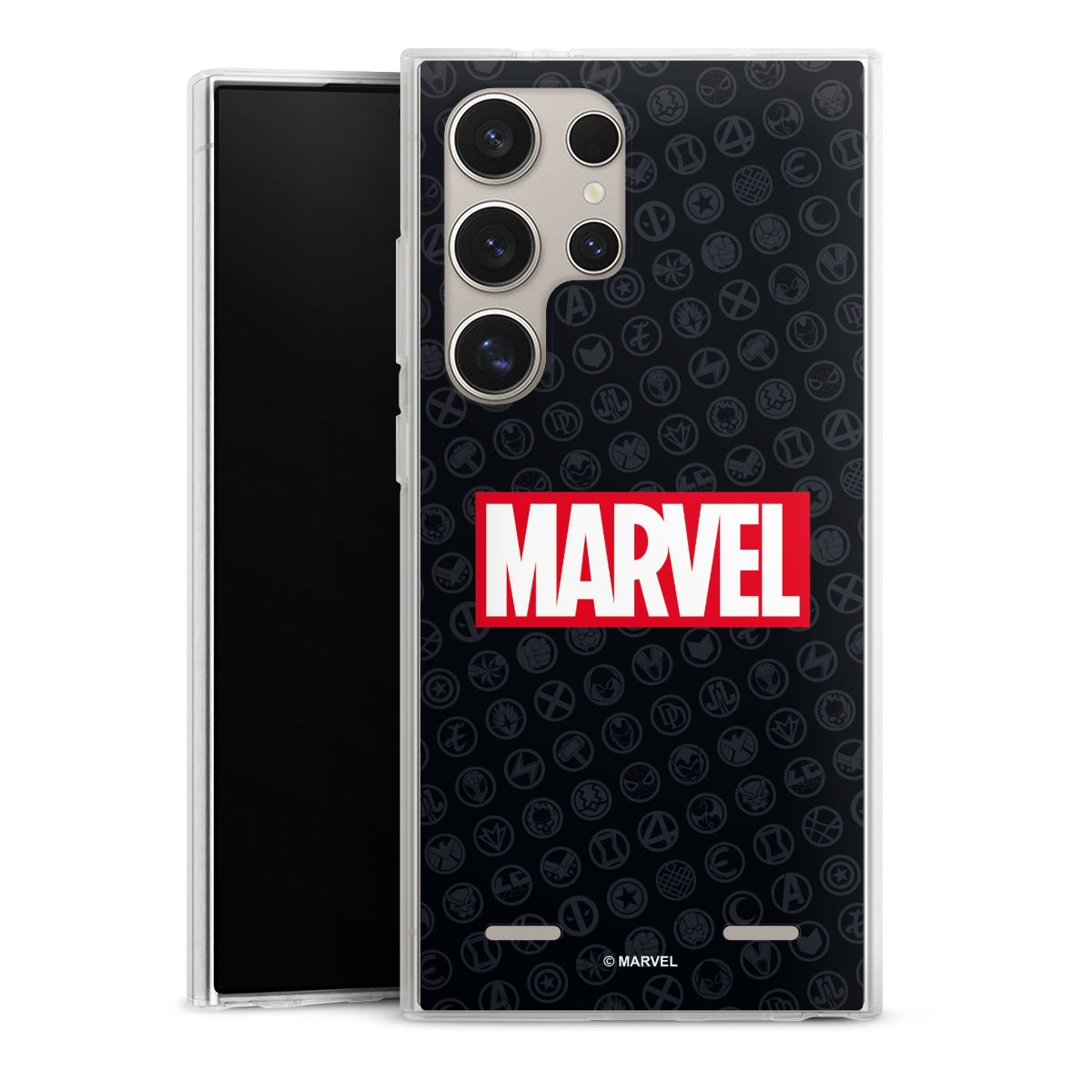 Marvel Logo Black Red 