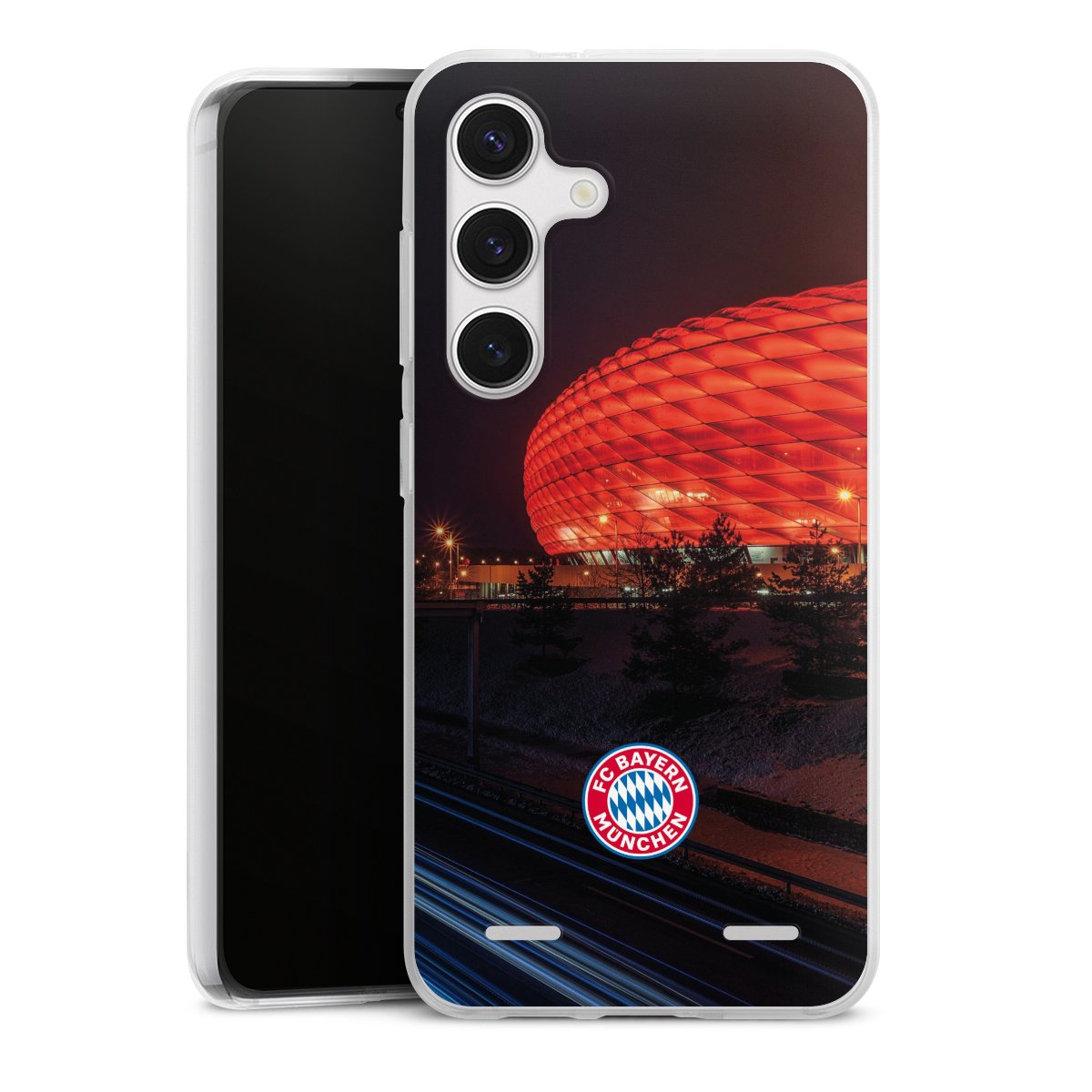 Allianz Arena bei Nacht FCB