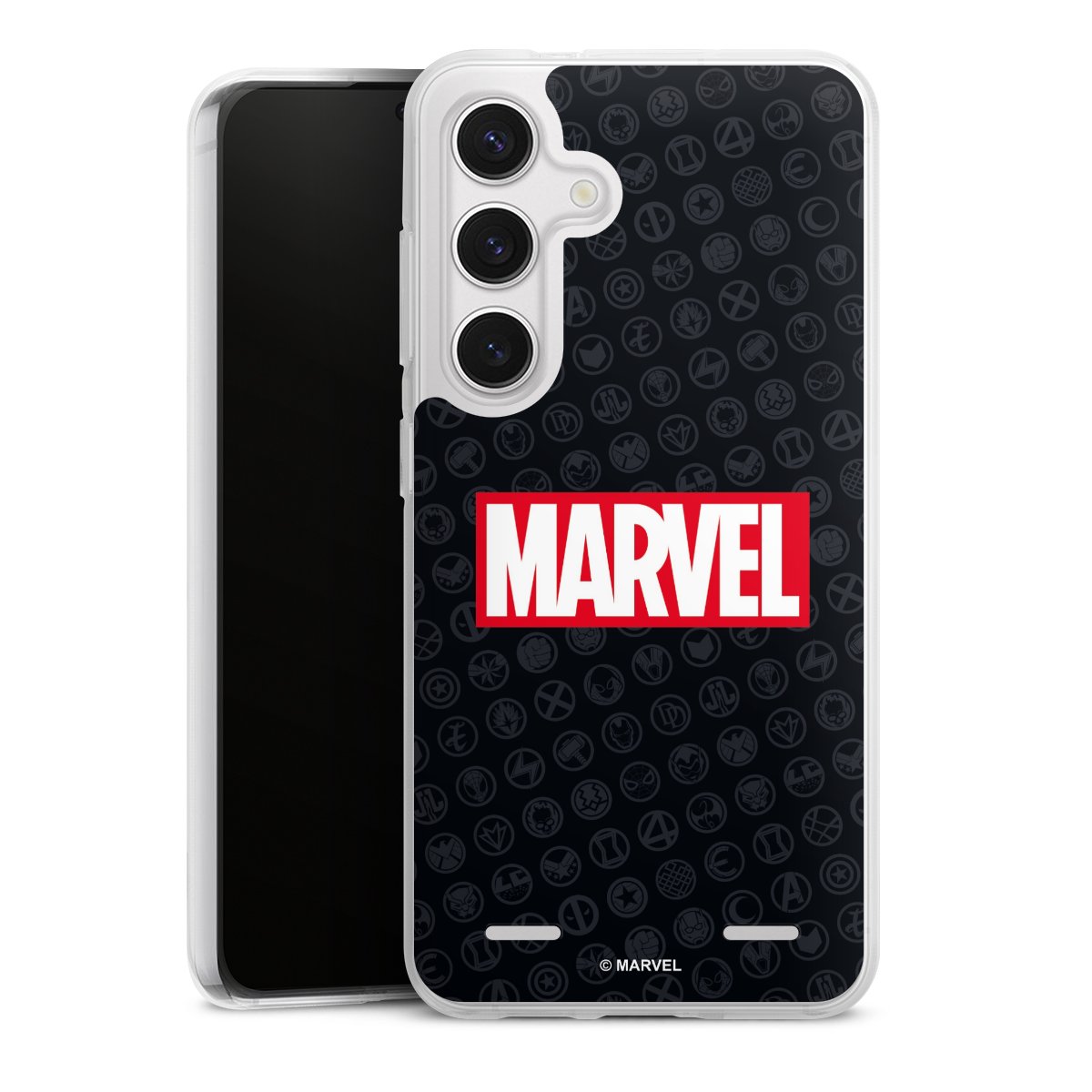 Marvel Logo Black Red 