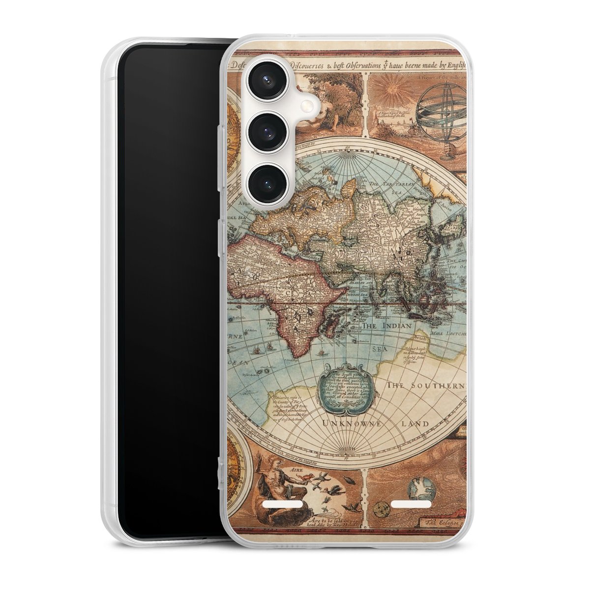 Mappa del mondo vintage