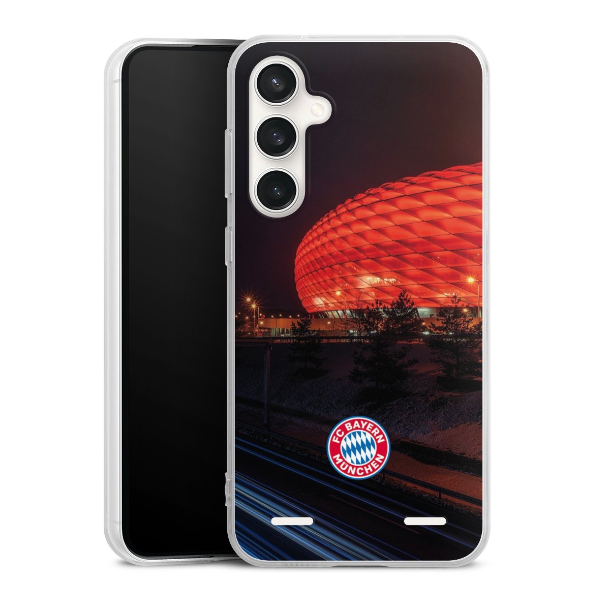 Allianz Arena bei Nacht FCB