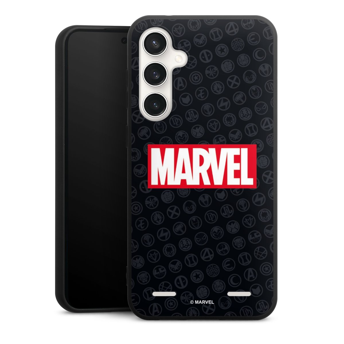 Marvel Logo Black Red 