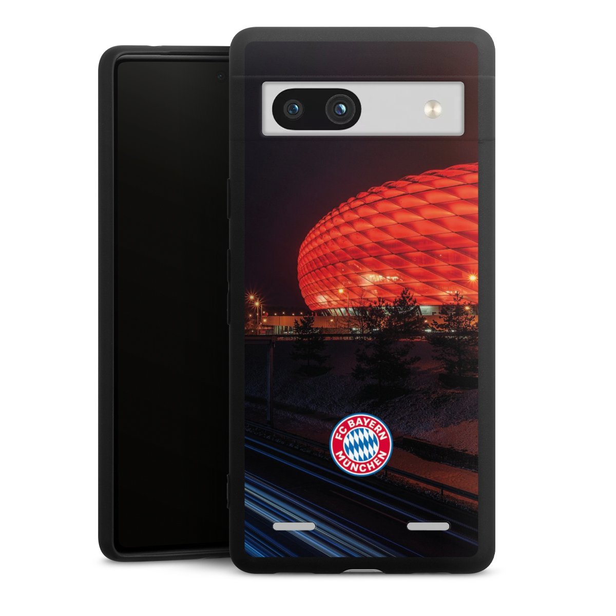 Allianz Arena bei Nacht FCB