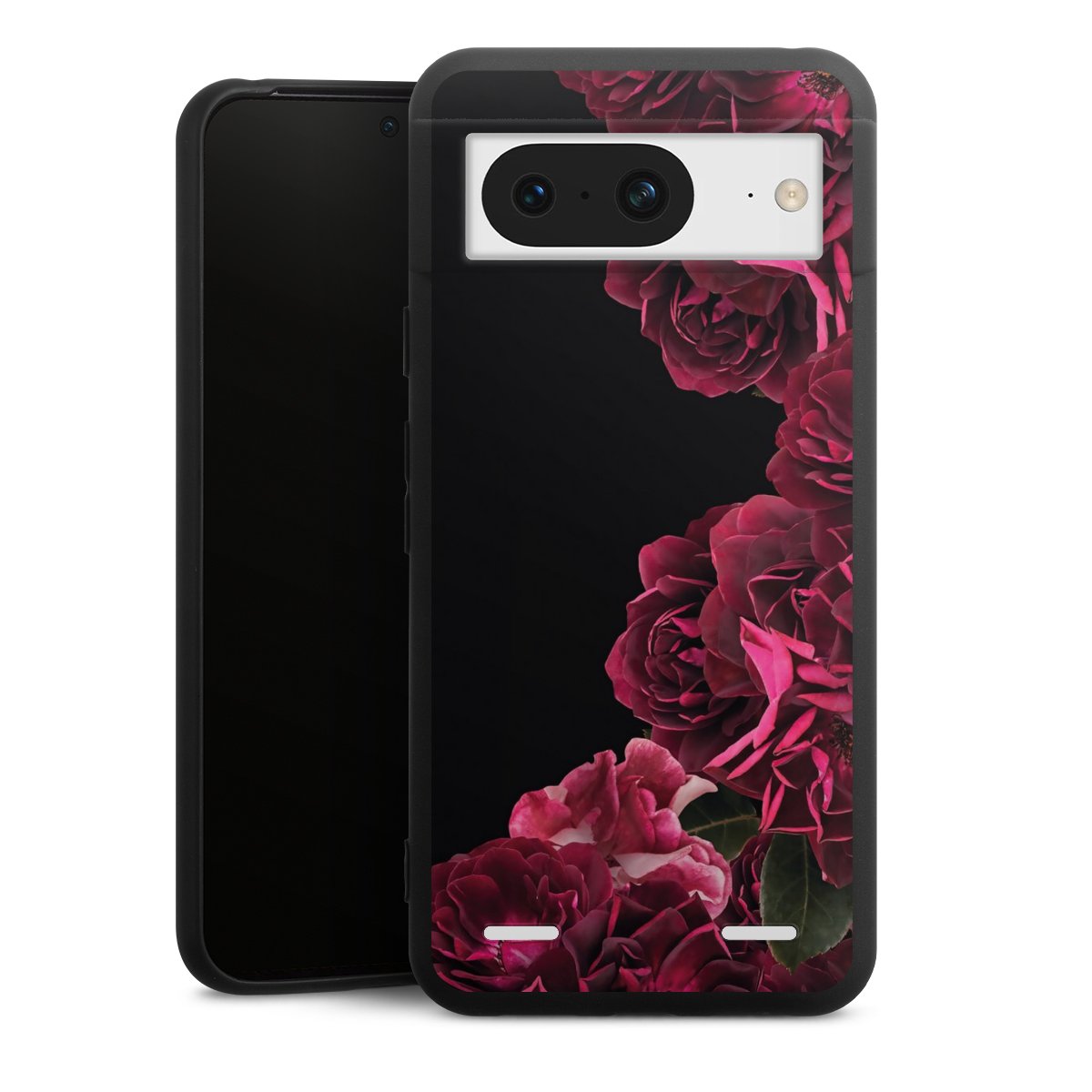 Rose vintage su nero