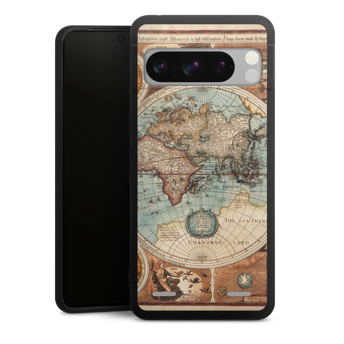 Mappa del mondo vintage