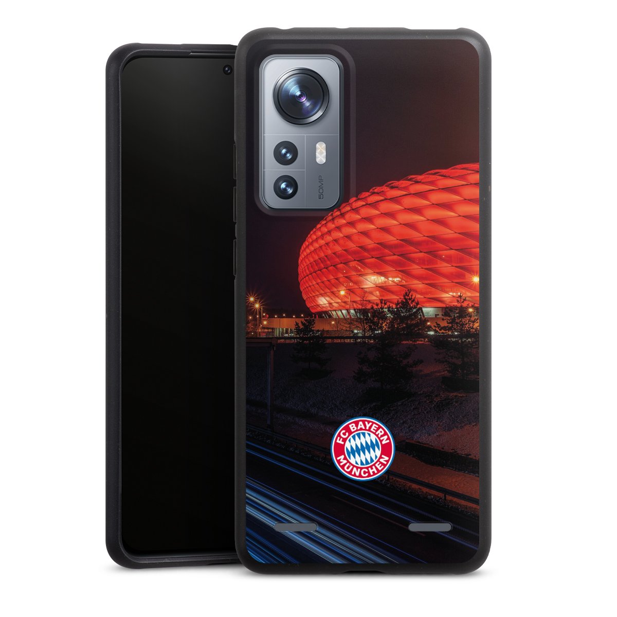 Allianz Arena bei Nacht FCB