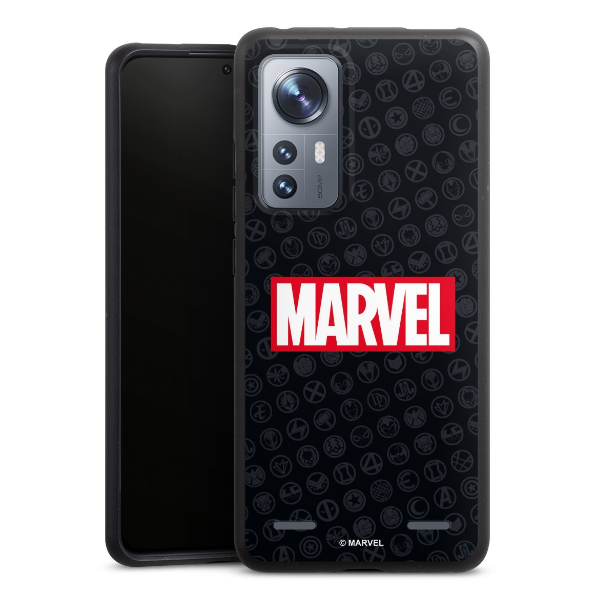 Marvel Logo Black Red 