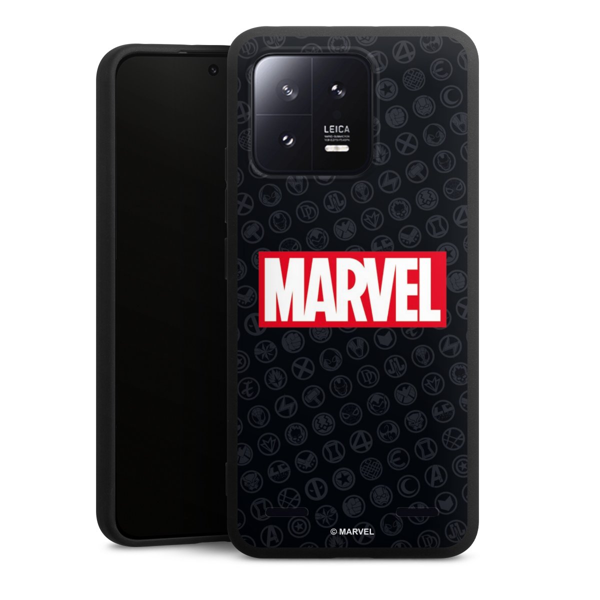 Marvel Logo Black Red 