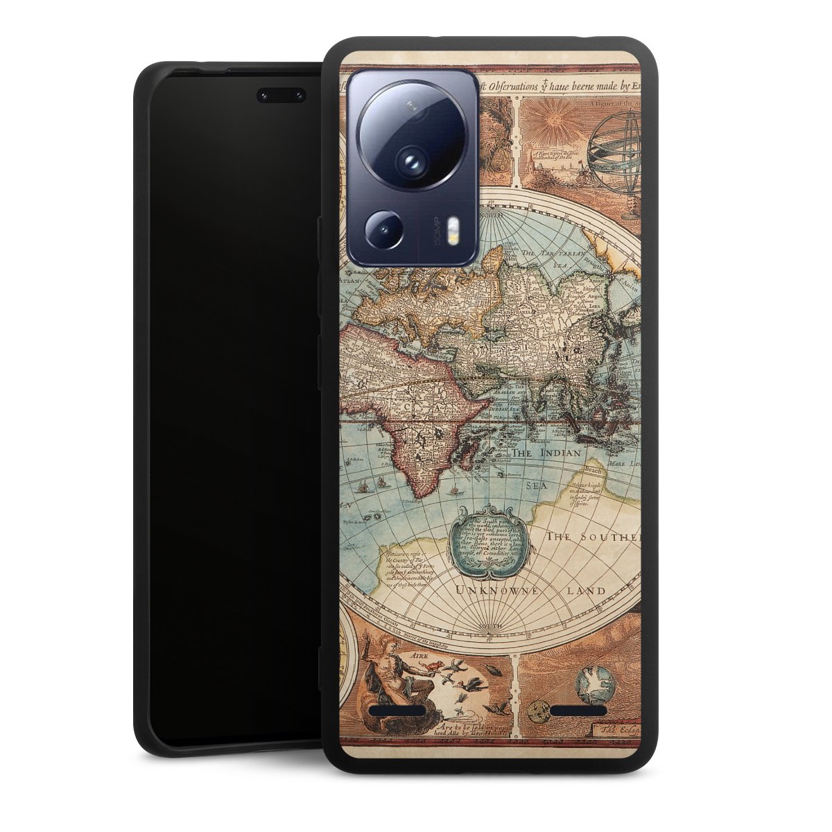 Mappa del mondo vintage