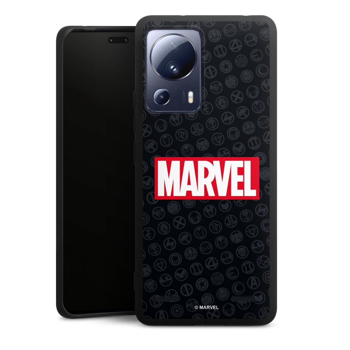 Marvel Logo Black Red 