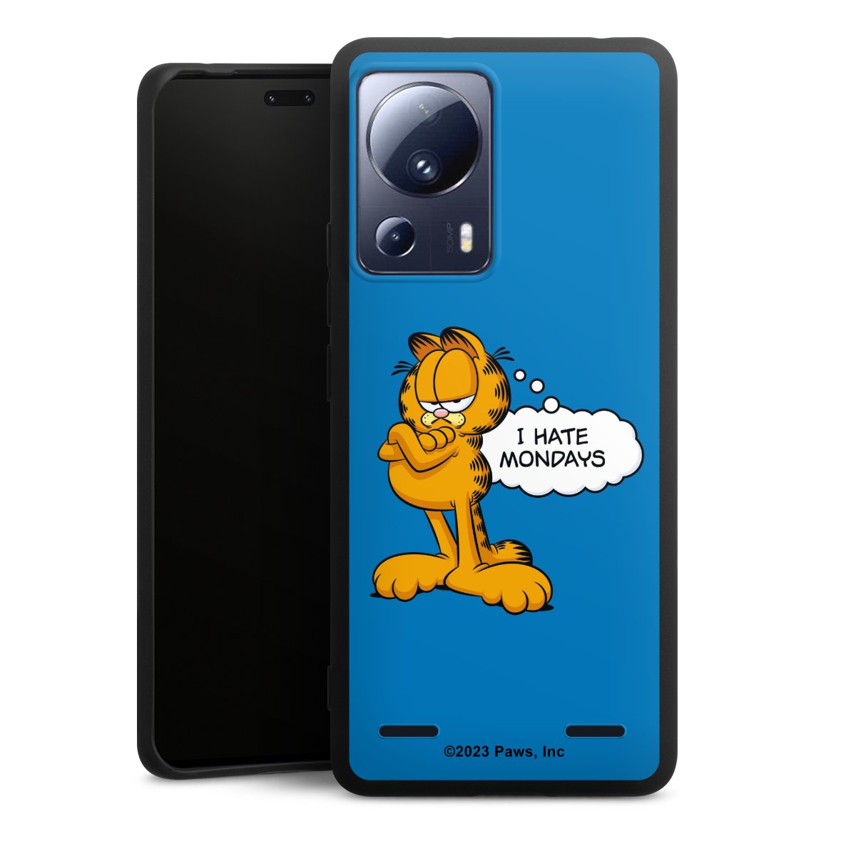 Garfield Ik haat maandagen blauw