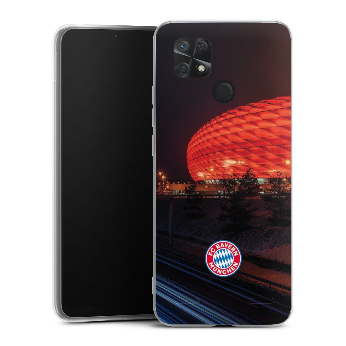 Allianz Arena bei Nacht FCB