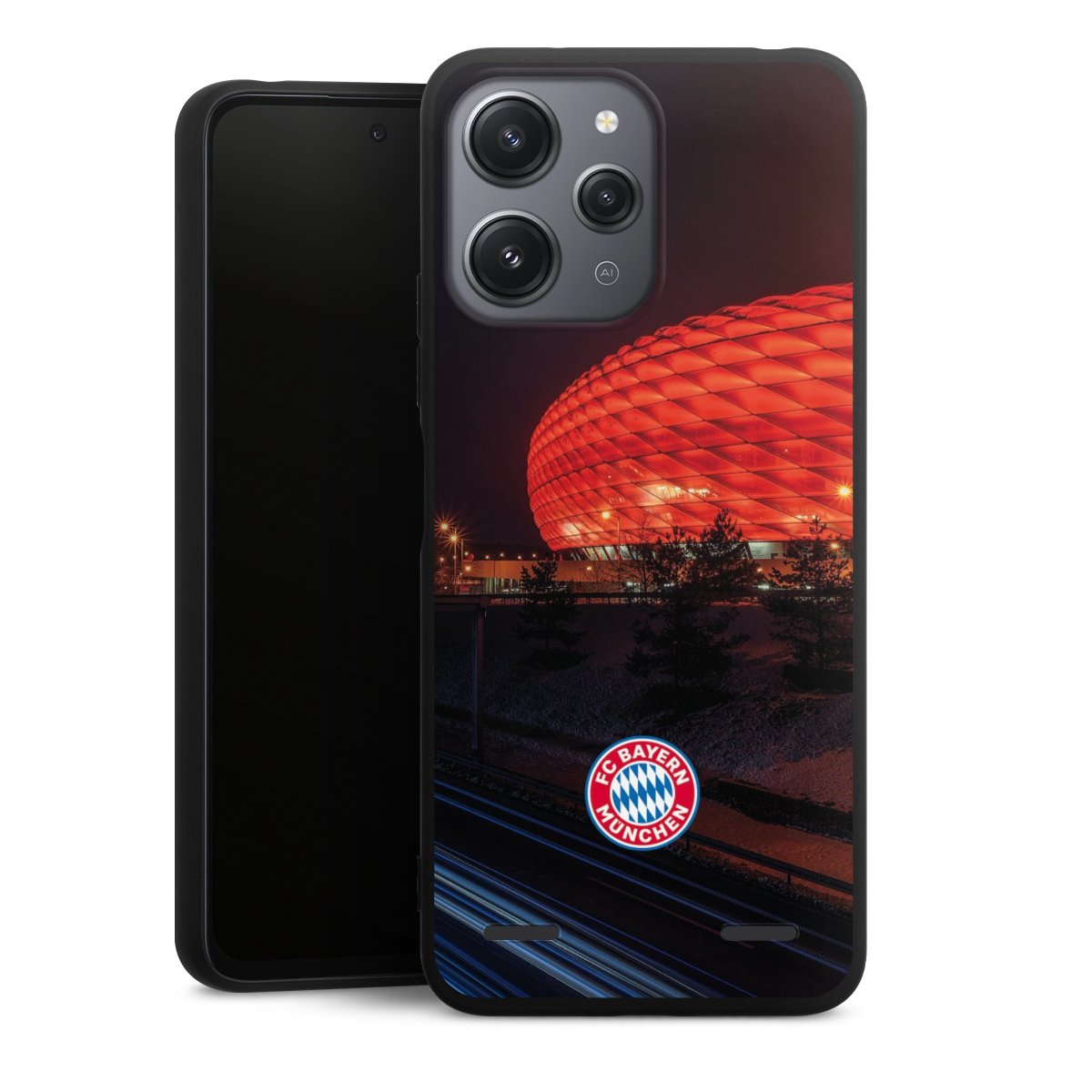 Allianz Arena bei Nacht FCB