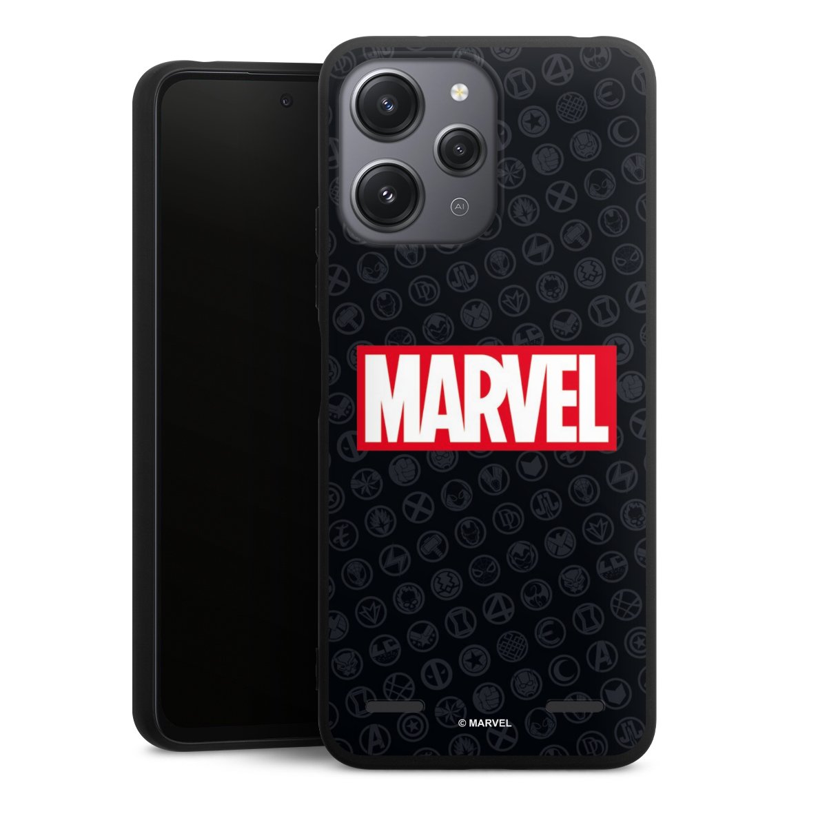 Marvel Logo Black Red 