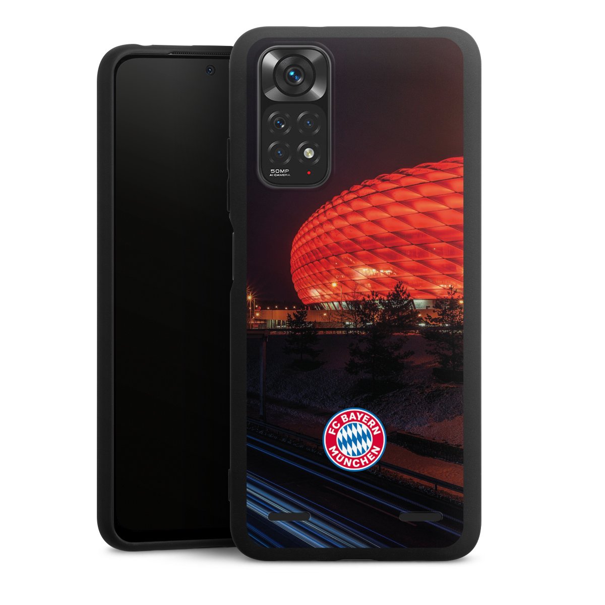 Allianz Arena bei Nacht FCB