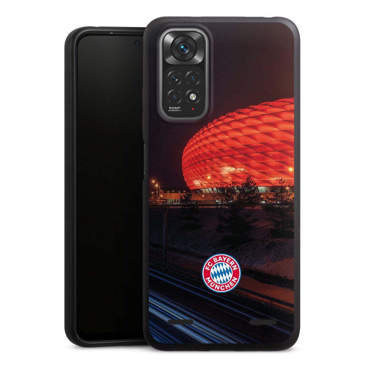 Allianz Arena bei Nacht FCB