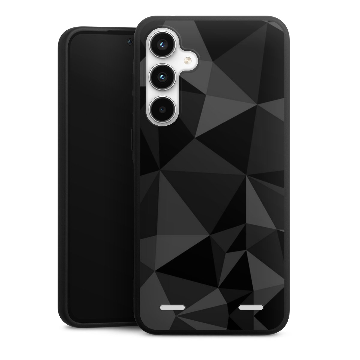Motif Polygone Noir