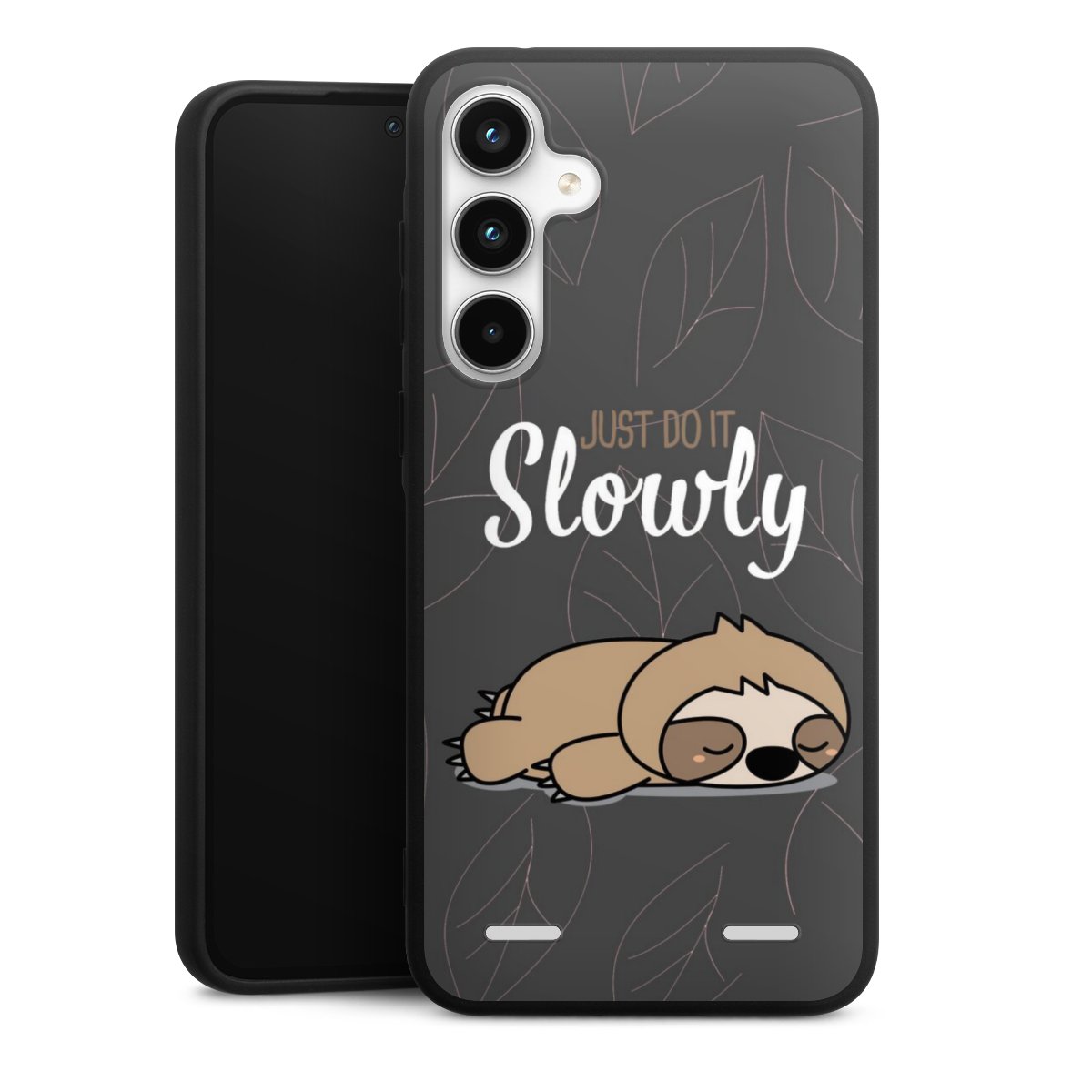 Just Do It Slowly Sloth Grey