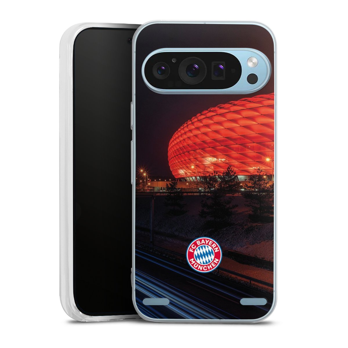 Allianz Arena bei Nacht FCB