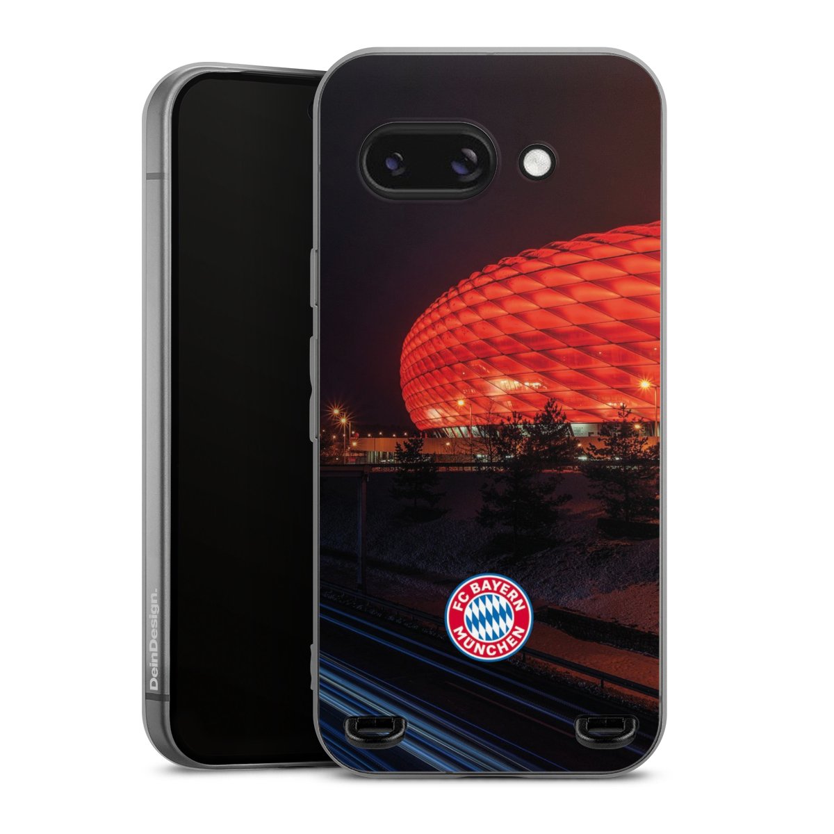 Allianz Arena bei Nacht FCB