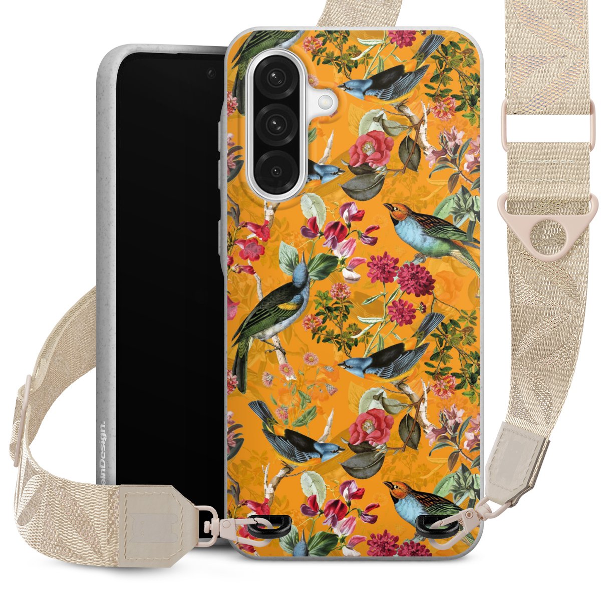 Vogels Bloemen Behang