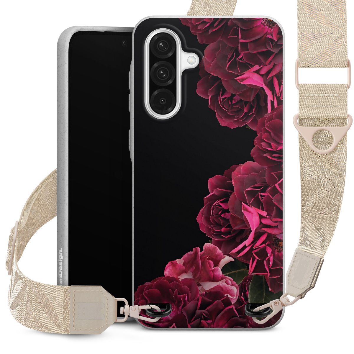 Rose vintage su nero