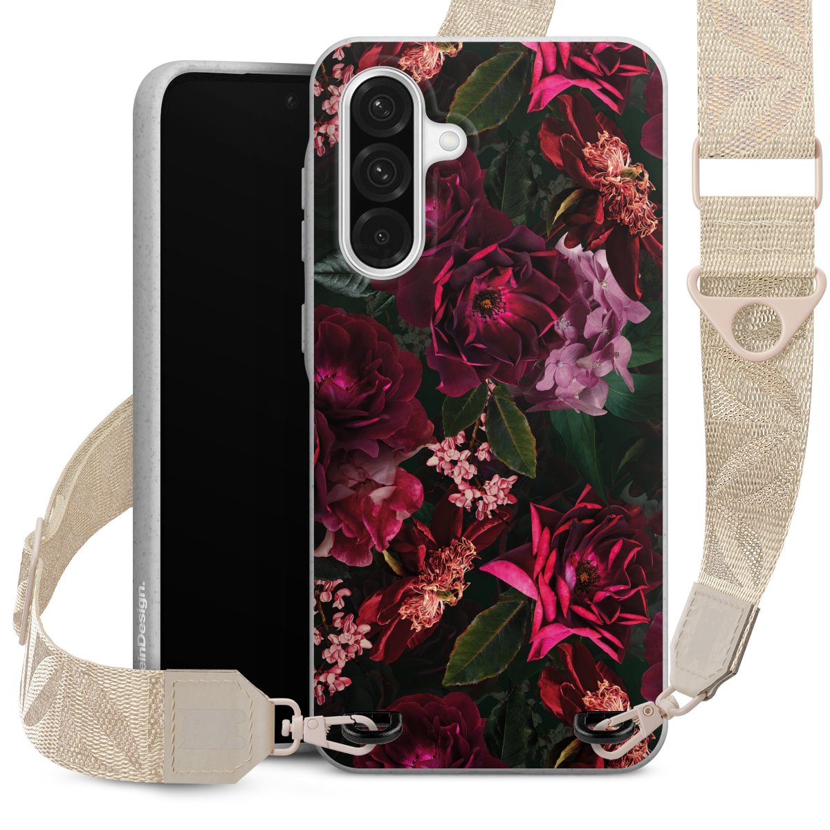 Fiori rosso scuro e rosa