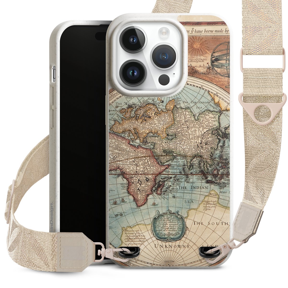 Mappa del mondo vintage