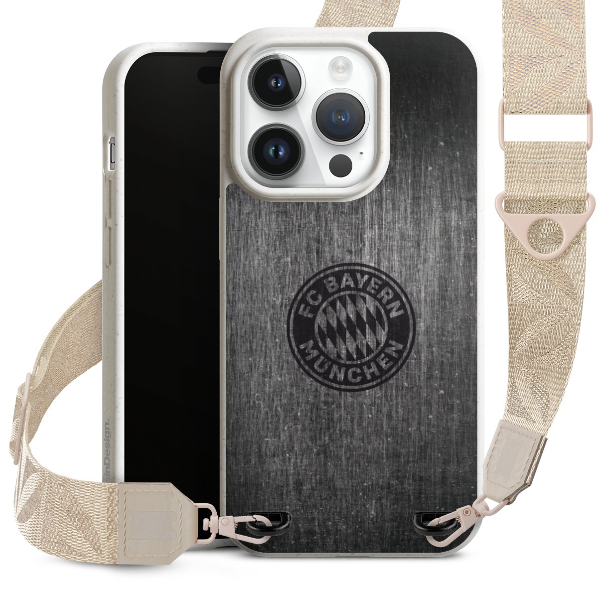 Metalllook FCB Logo einfarbig