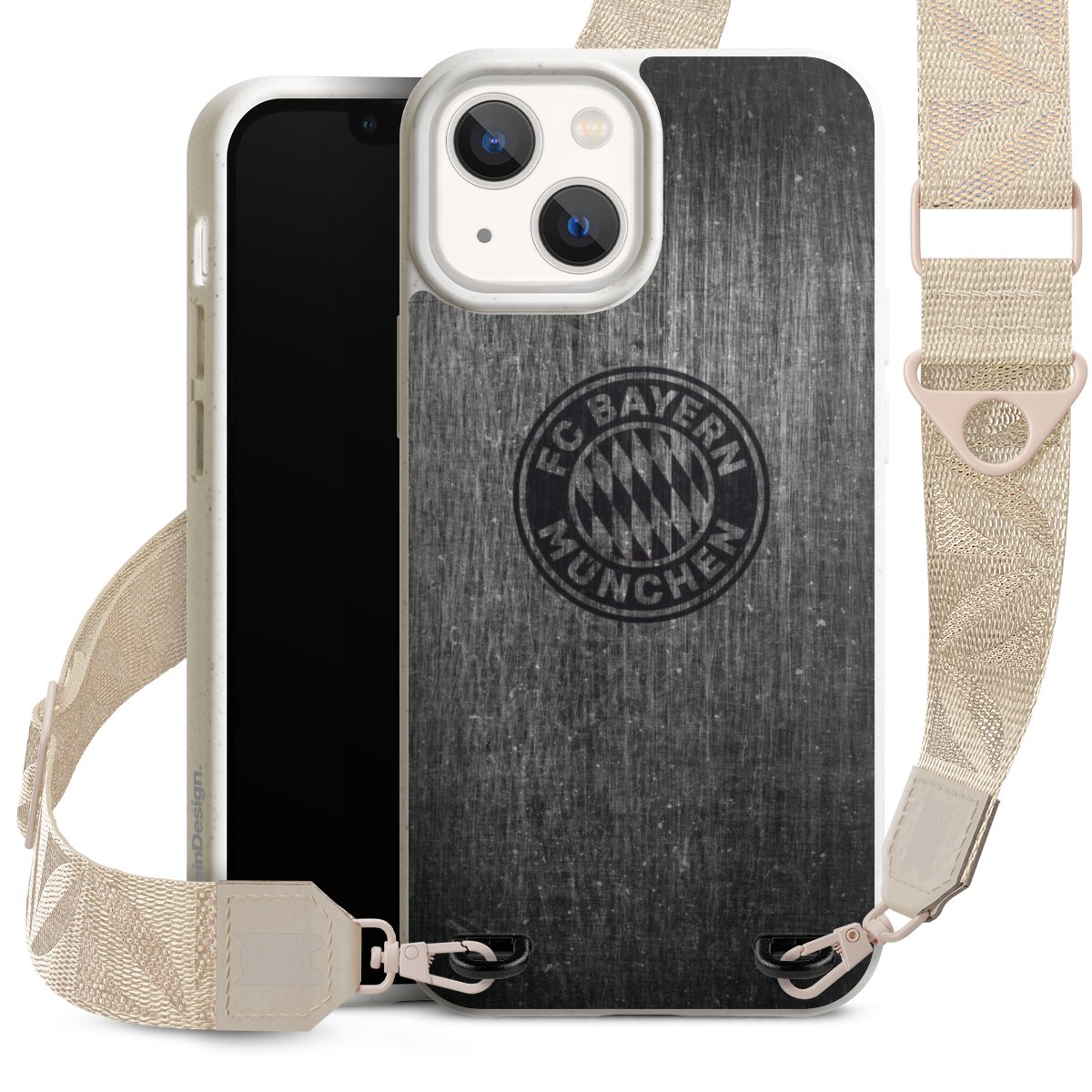 Metalllook FCB Logo einfarbig