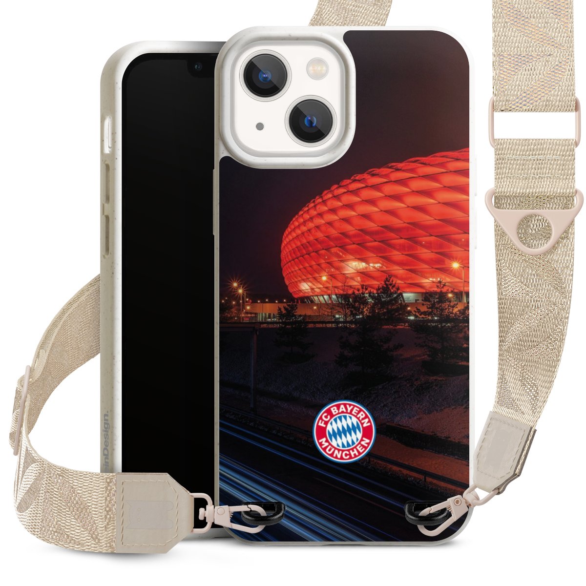 Allianz Arena bei Nacht FCB