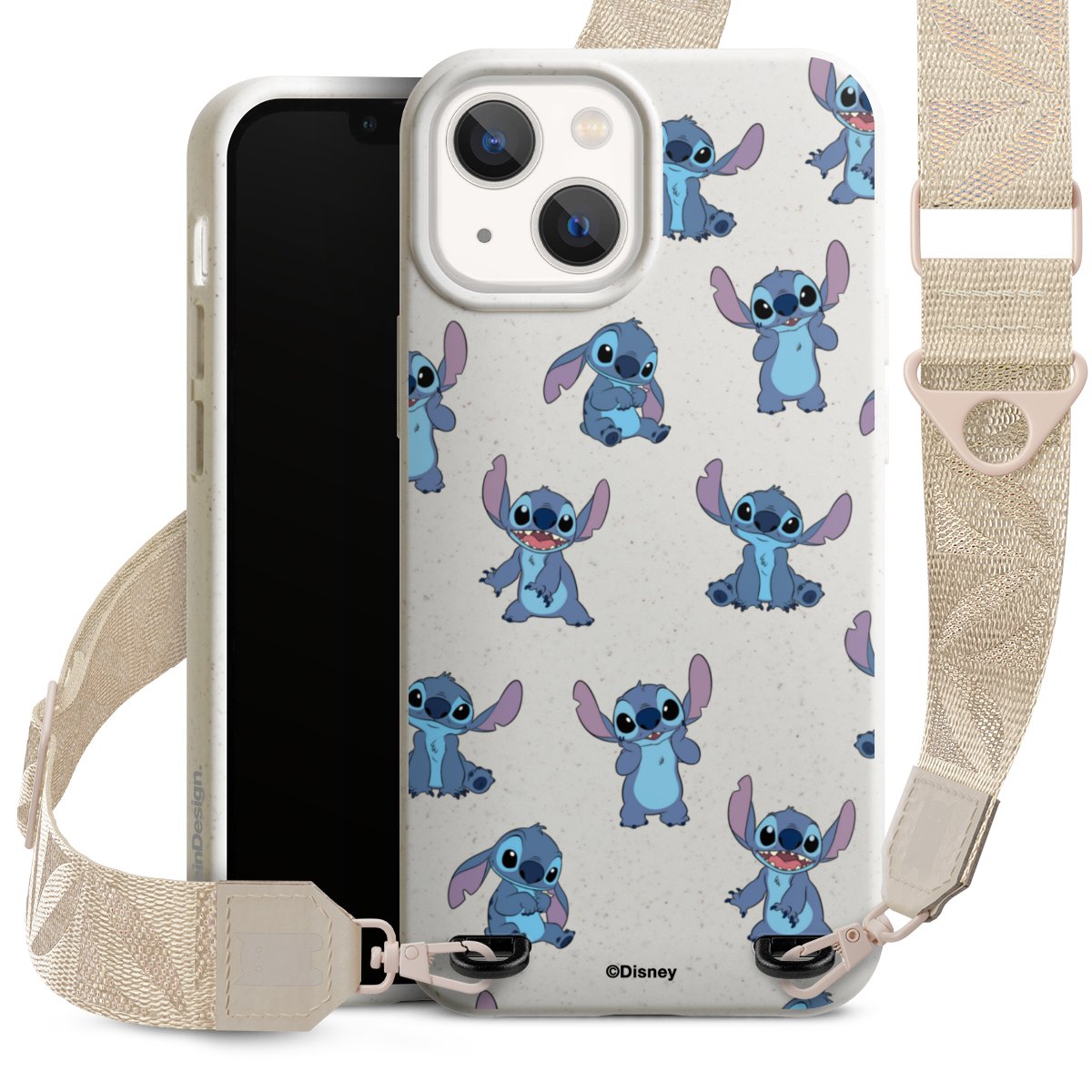 Stitch Faces Pattern Transparent