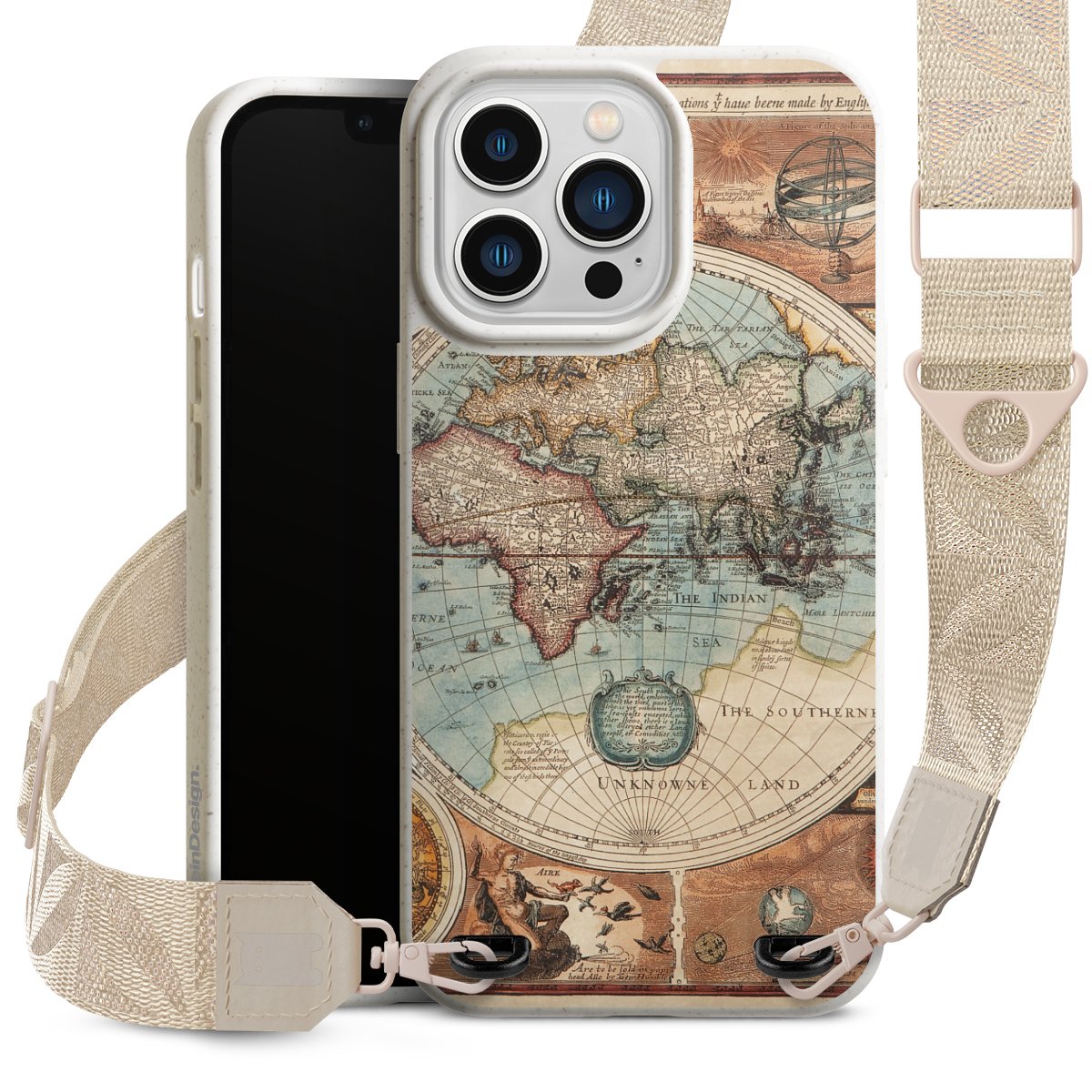 Mappa del mondo vintage