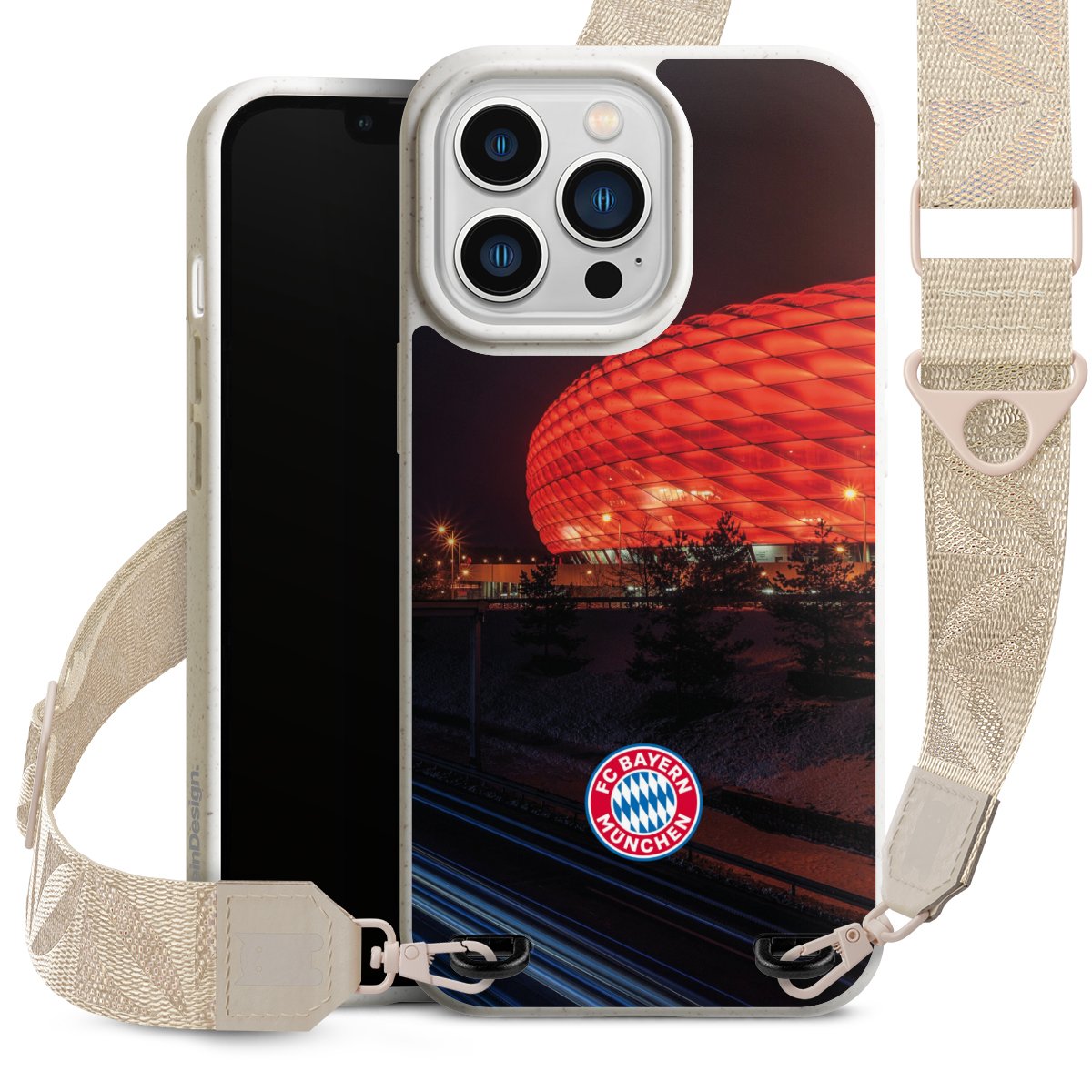 Allianz Arena bei Nacht FCB
