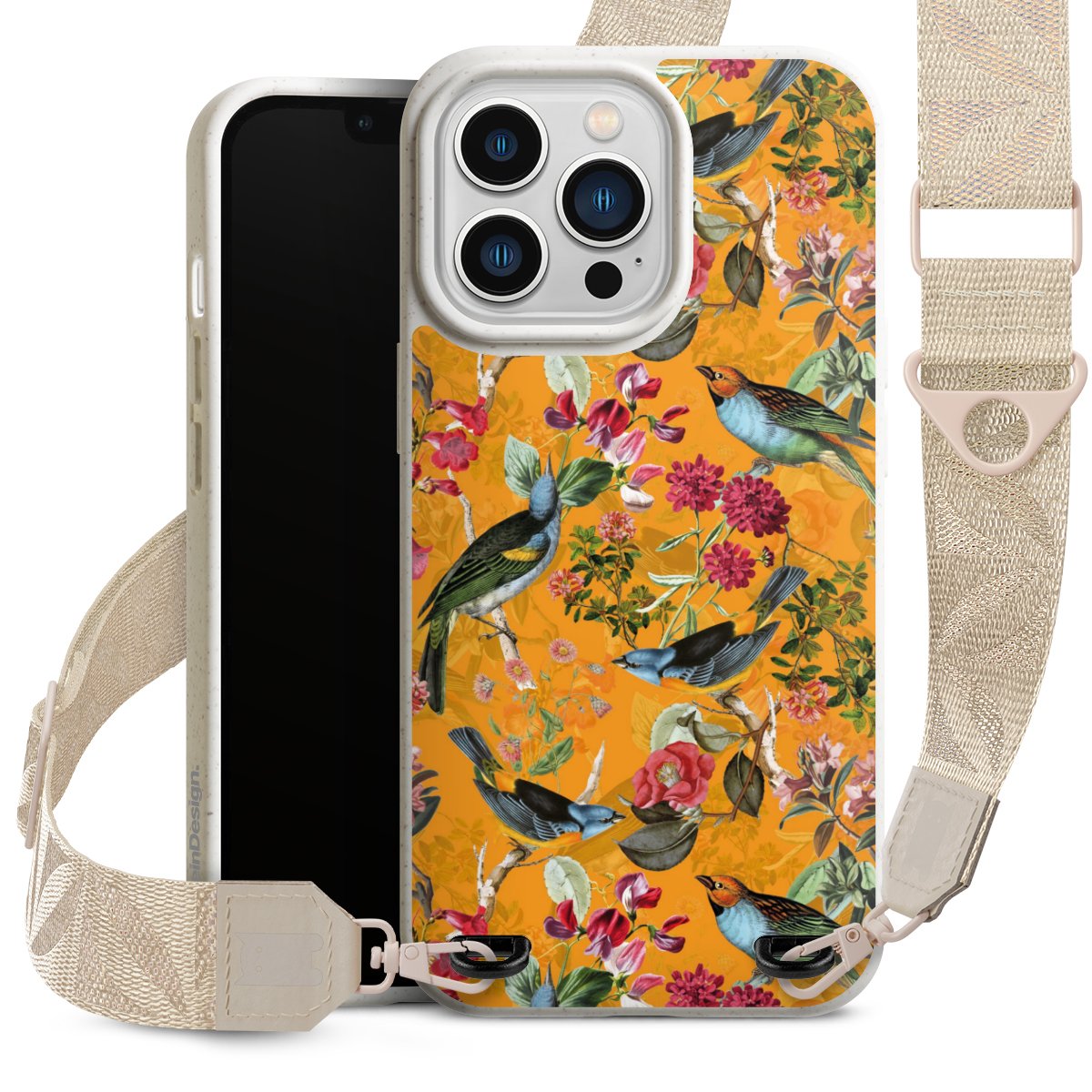 Vogels Bloemen Behang
