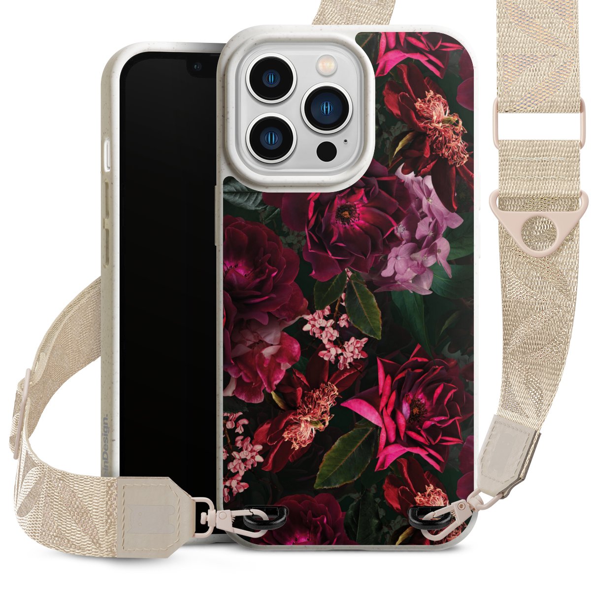 Fiori rosso scuro e rosa