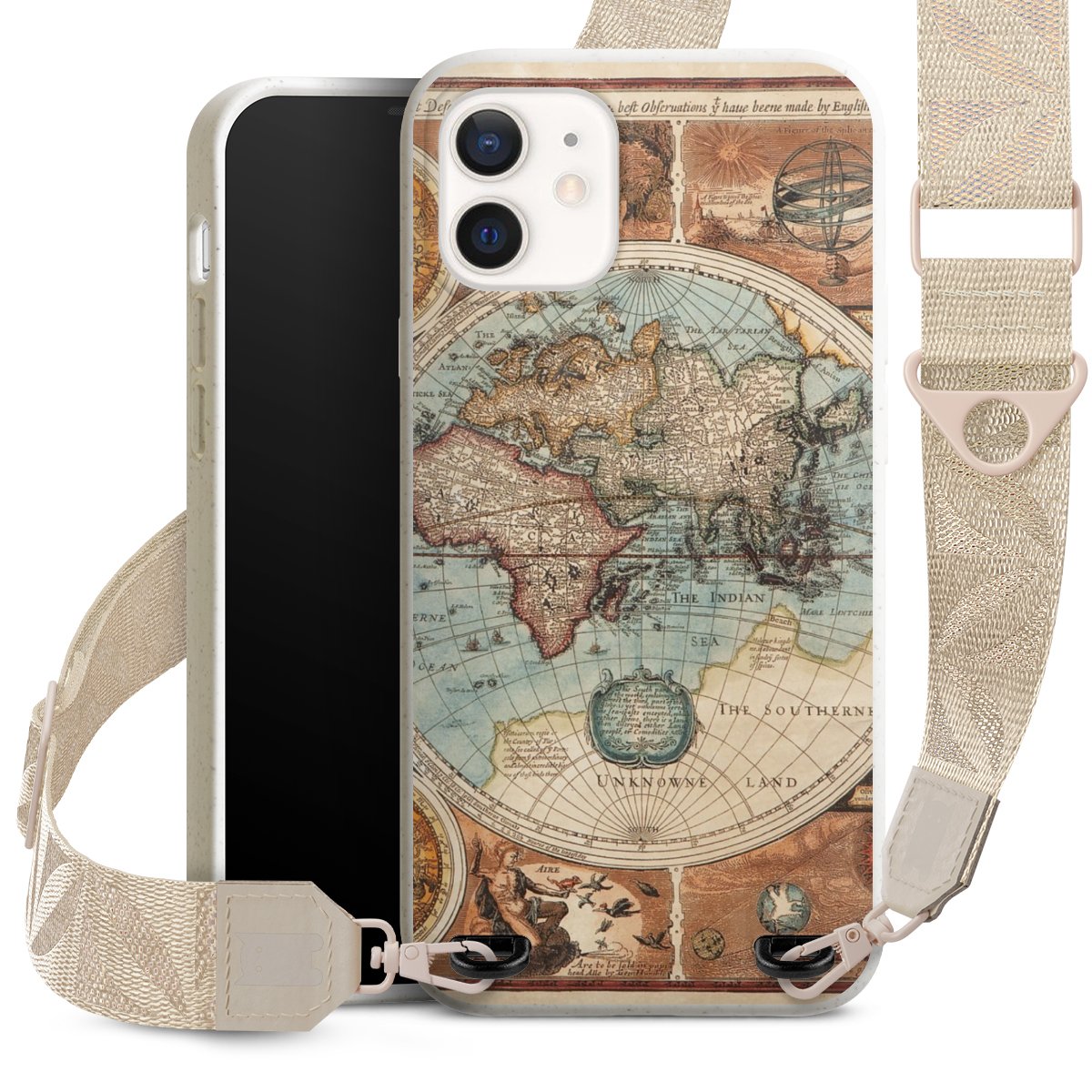 Mappa del mondo vintage