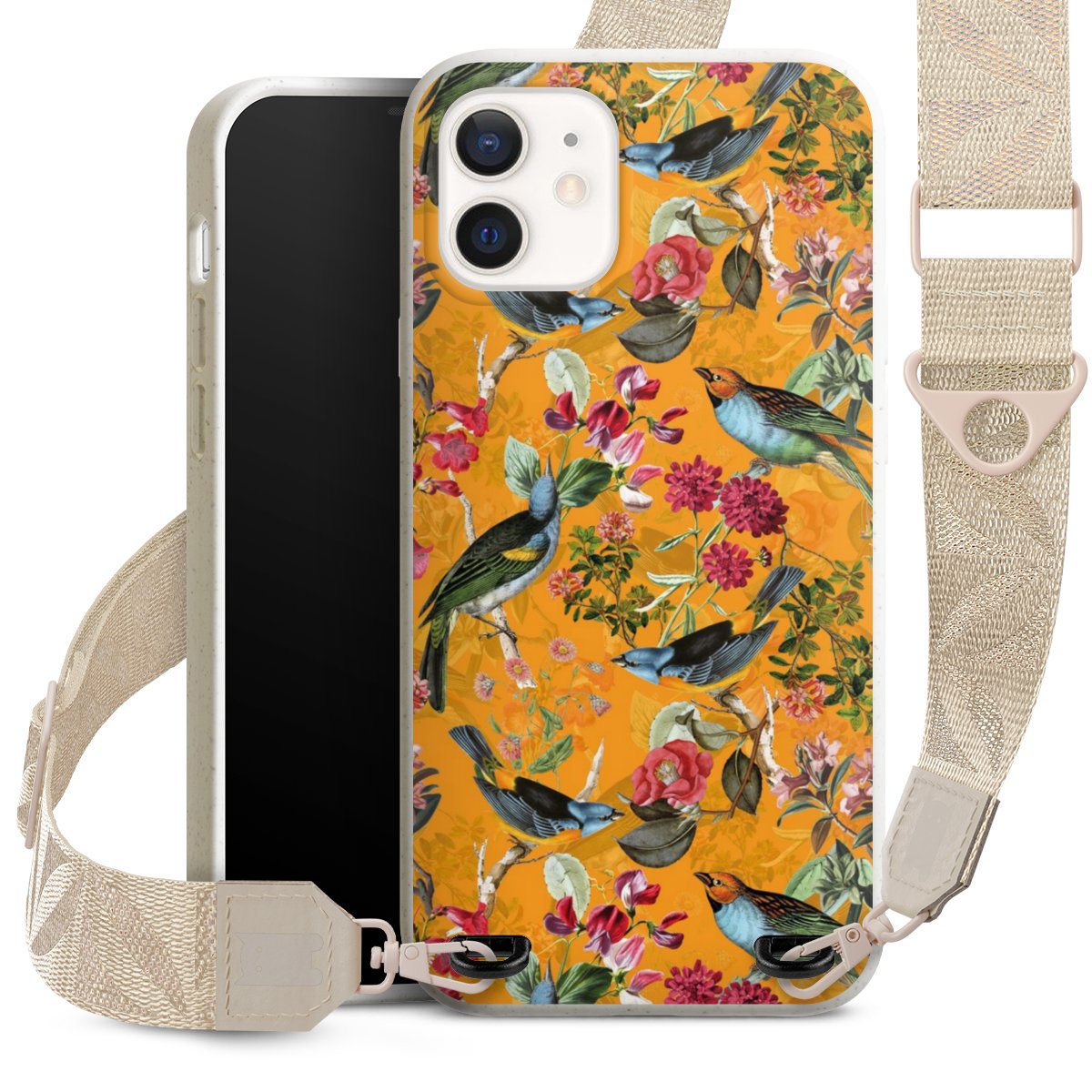 Vogels Bloemen Behang