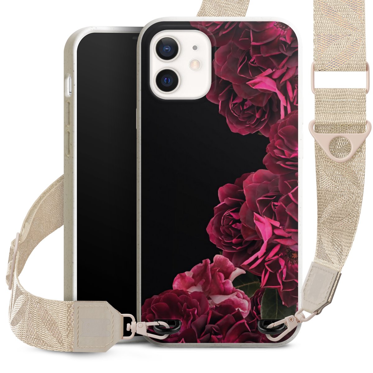 Rose vintage su nero